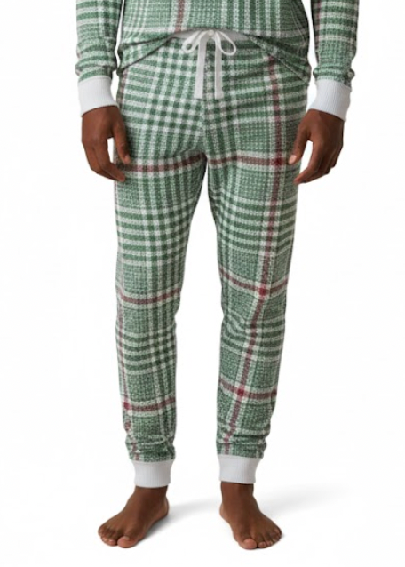 Christmas Soft Plaid Jogger Pants (Men's)
