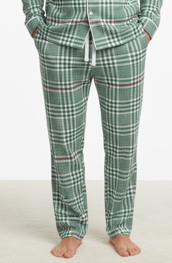 Christmas Soft Plaid Relaxed Fit Pant (Unisex)