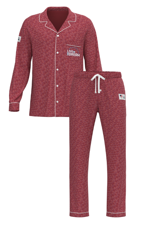 Inspirational Team USA Button Down Long Sleeve SET (Men's)