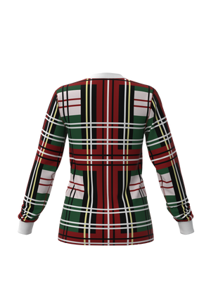 Christmas Bold Plaid Top (Women's)