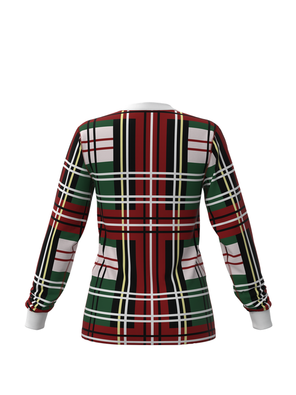 Christmas Bold Plaid Top (Women's)
