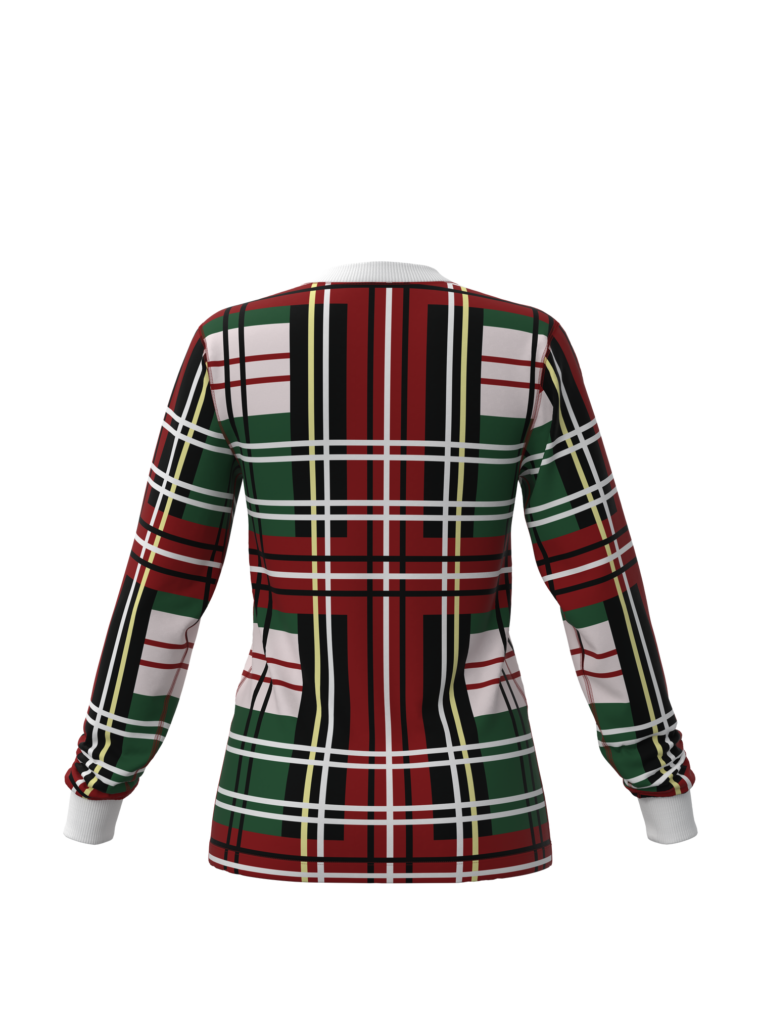 christmas plaid blouse