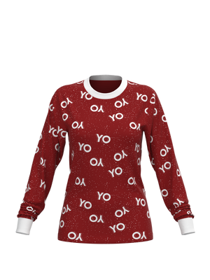 Christmas YO YO YO Long Sleeve Top (Women's)