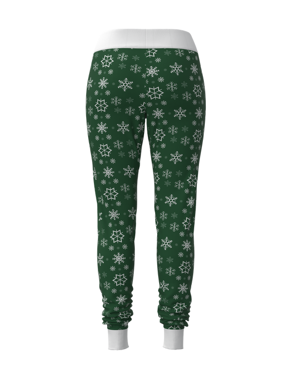 Christmas Snowflake Jogger Pants (Women's)