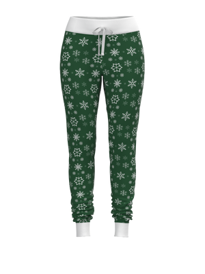 Christmas Snowflake Jogger Pants (Women's)