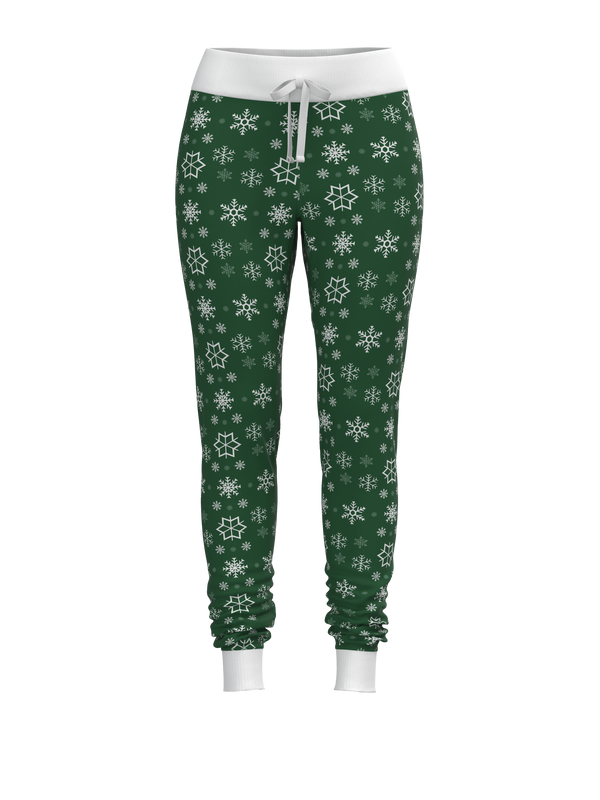 Christmas Snowflake Jogger Pants (Women's)