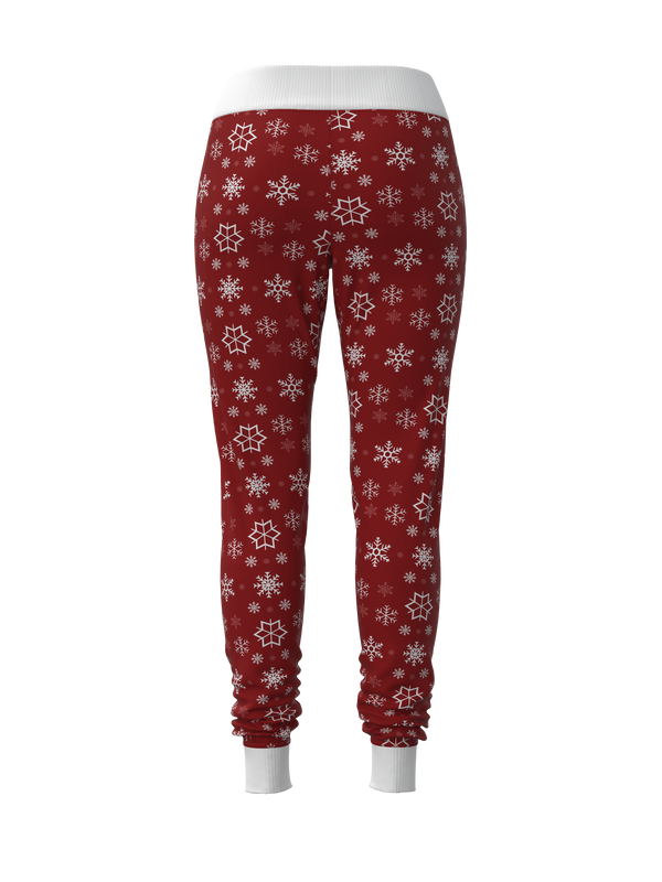 Christmas Snowflake Jogger Pants (Women's)