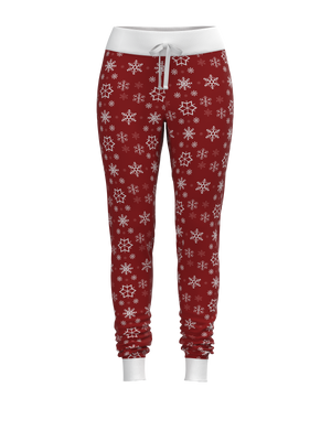 Christmas Snowflake Jogger Pants (Women's)