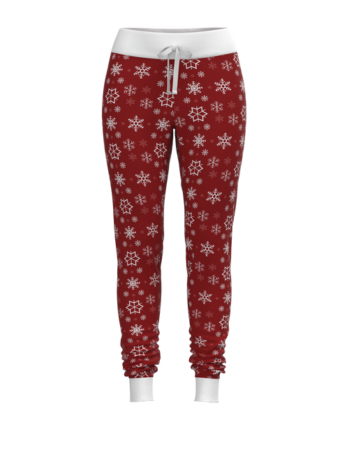 Christmas Snowflake Jogger Pants (Women's)