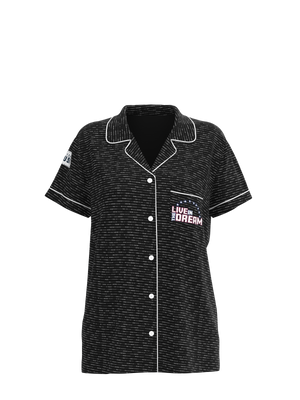 Inspirational Short Sleeve Button Down Team USA Top (Women's)