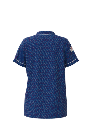 Inspirational Short Sleeve Button Down Team USA Top (Women's)