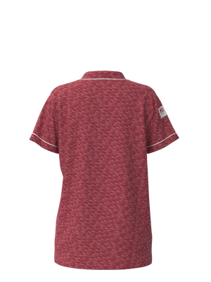 Inspirational Short Sleeve Button Down Team USA Top (Women's)