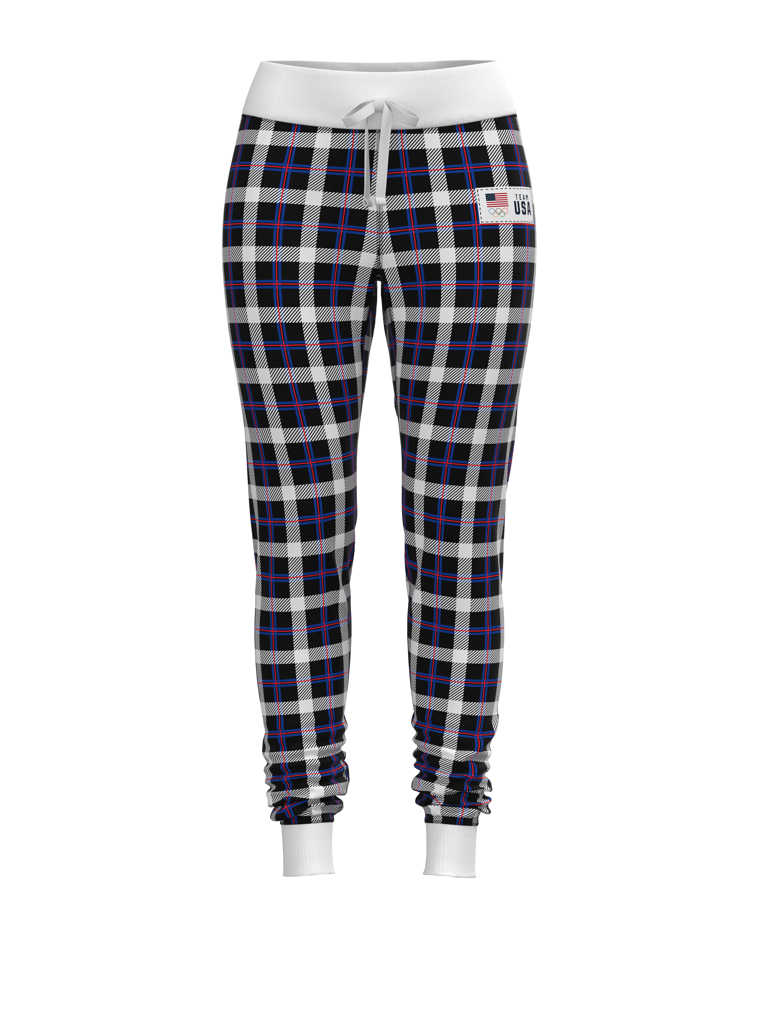 Team USA Plaid Joggers (Women's)
