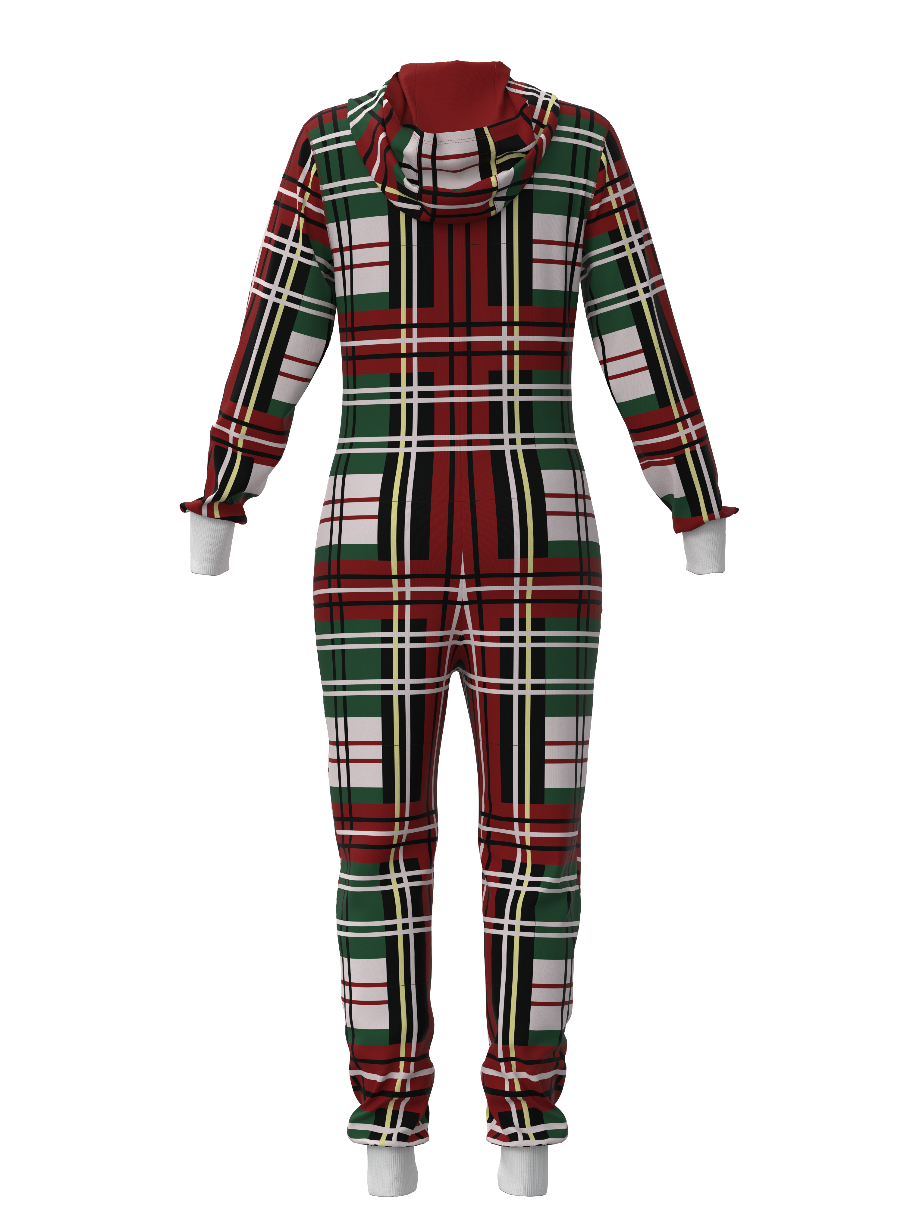 Christmas Plaid Onesie (Women)