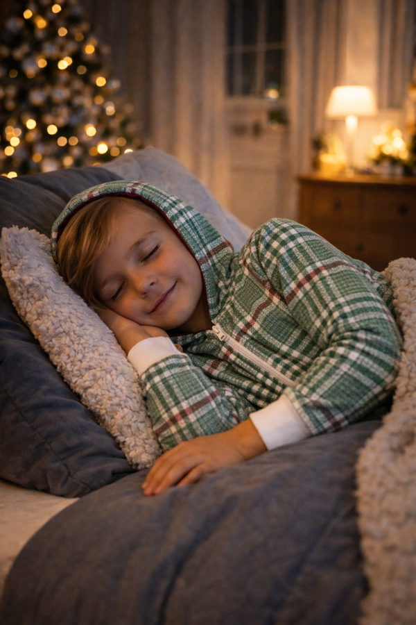 Christmas Soft Plaid Onesie (Kids)