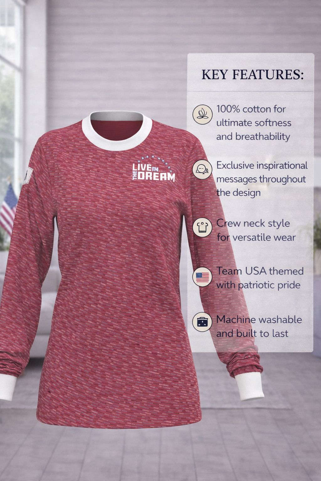 Inspirational Team USA Tops (Women's)