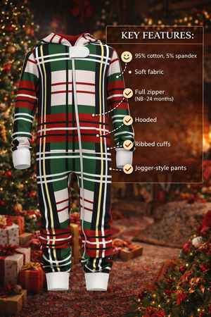 Christmas Bold Plaid Onesie (Baby)
