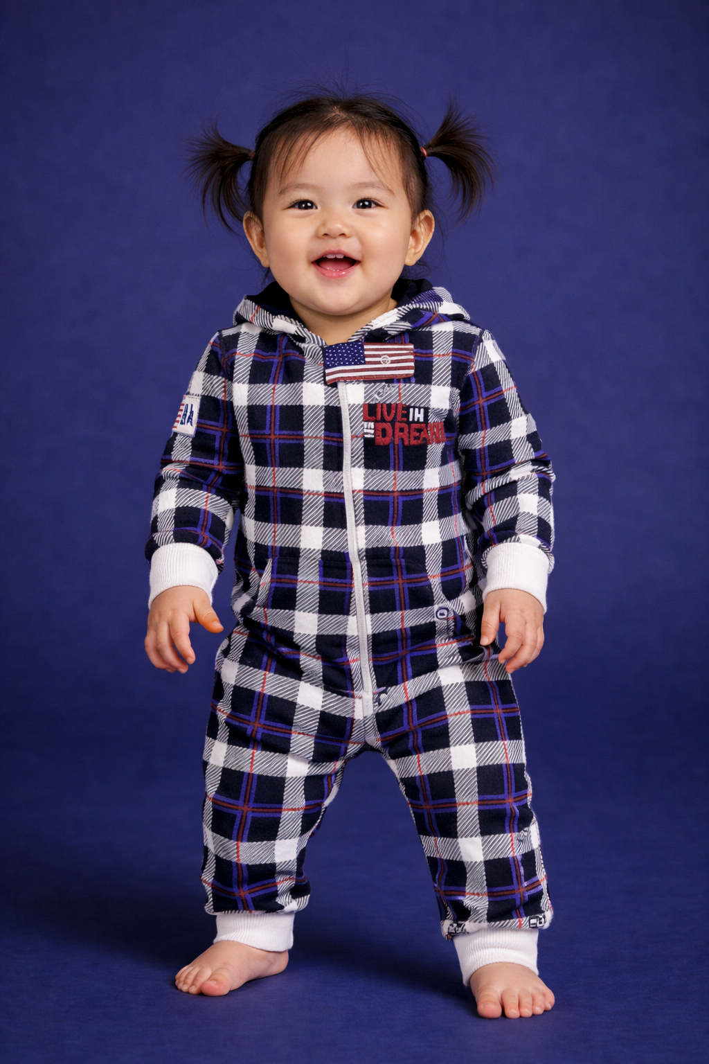 Team USA Plaid Onesies (Baby)